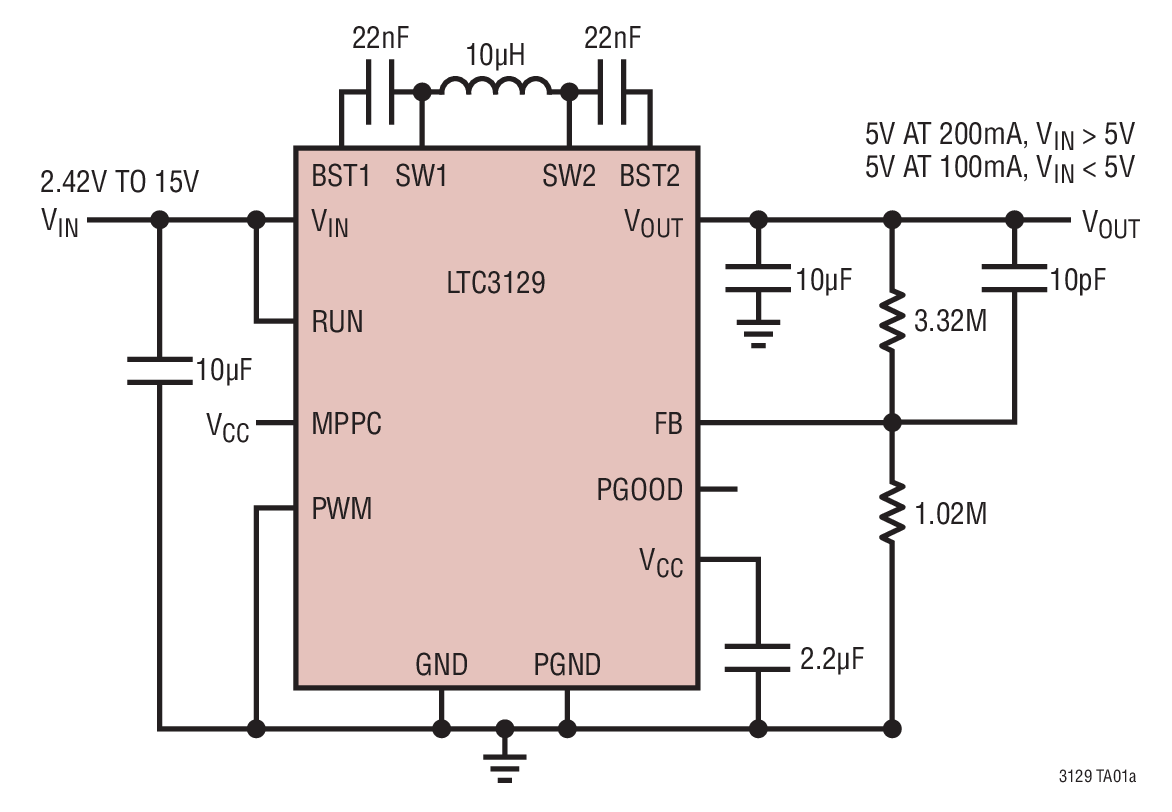 LTC3129Ӧͼһ